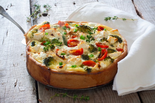 Пирог с беконом