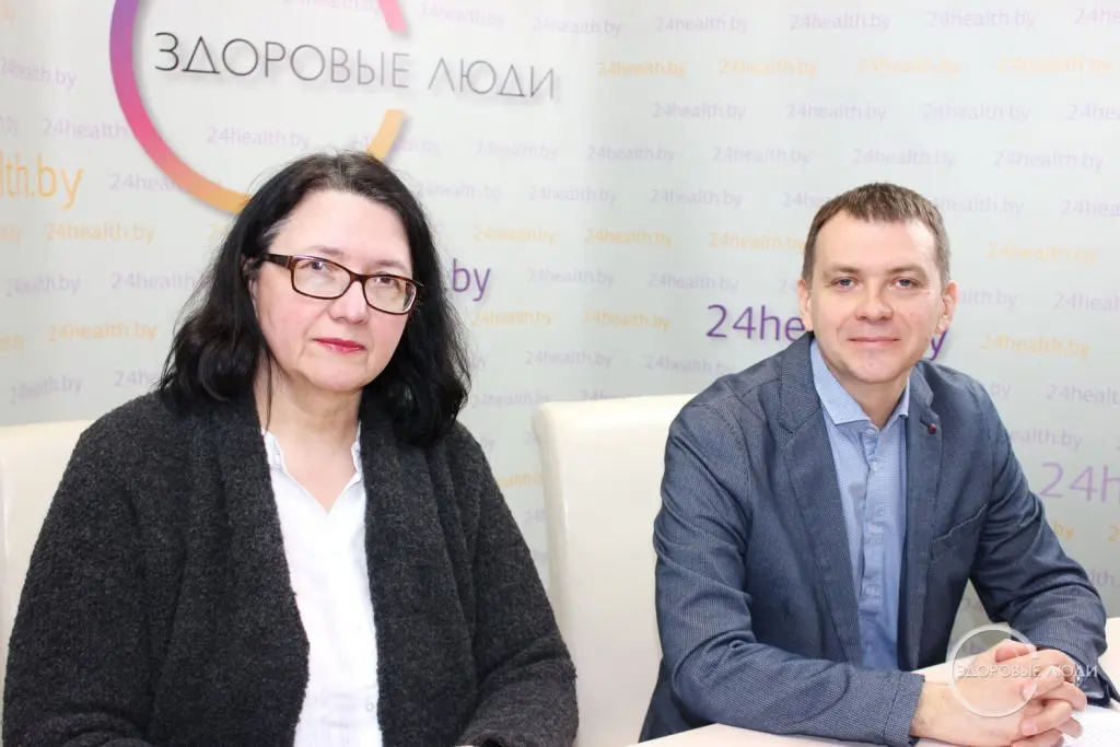 Татьяна Барановская – доцент кафедры геронтологии и гериатрии с курсом аллергологии и профпатологии БелМАПО, к.м.н.; Дмитрий Буза – заведующий аллергологическим отделением 4-й Городской детской клинической больницы Минска, главный внештатный детский аллерголог Минздрава, к.м.н.