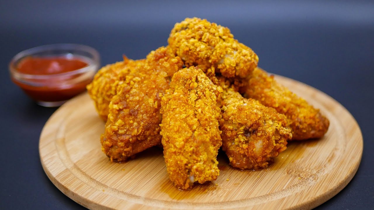 Хрустящие куриные крылышки