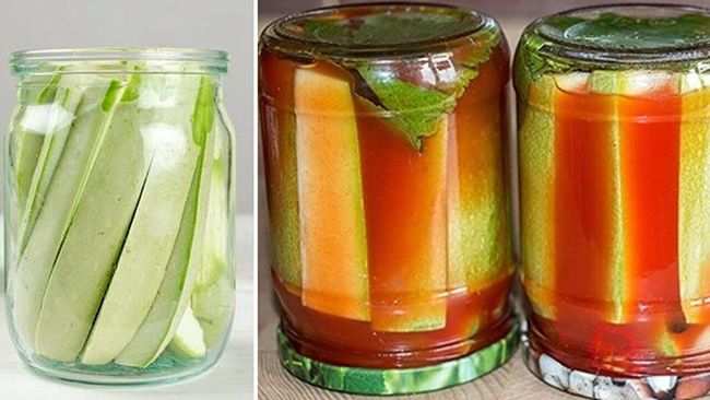 Маринованные кабачки в кисло-сладком соусе на зиму